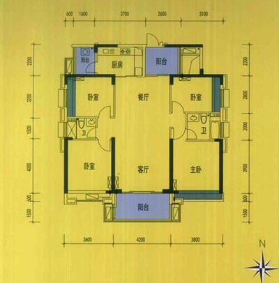 九洲国际官网家装：拉萨禅城怡翠晋盛花圃132㎡的中式风格装建鉴赏